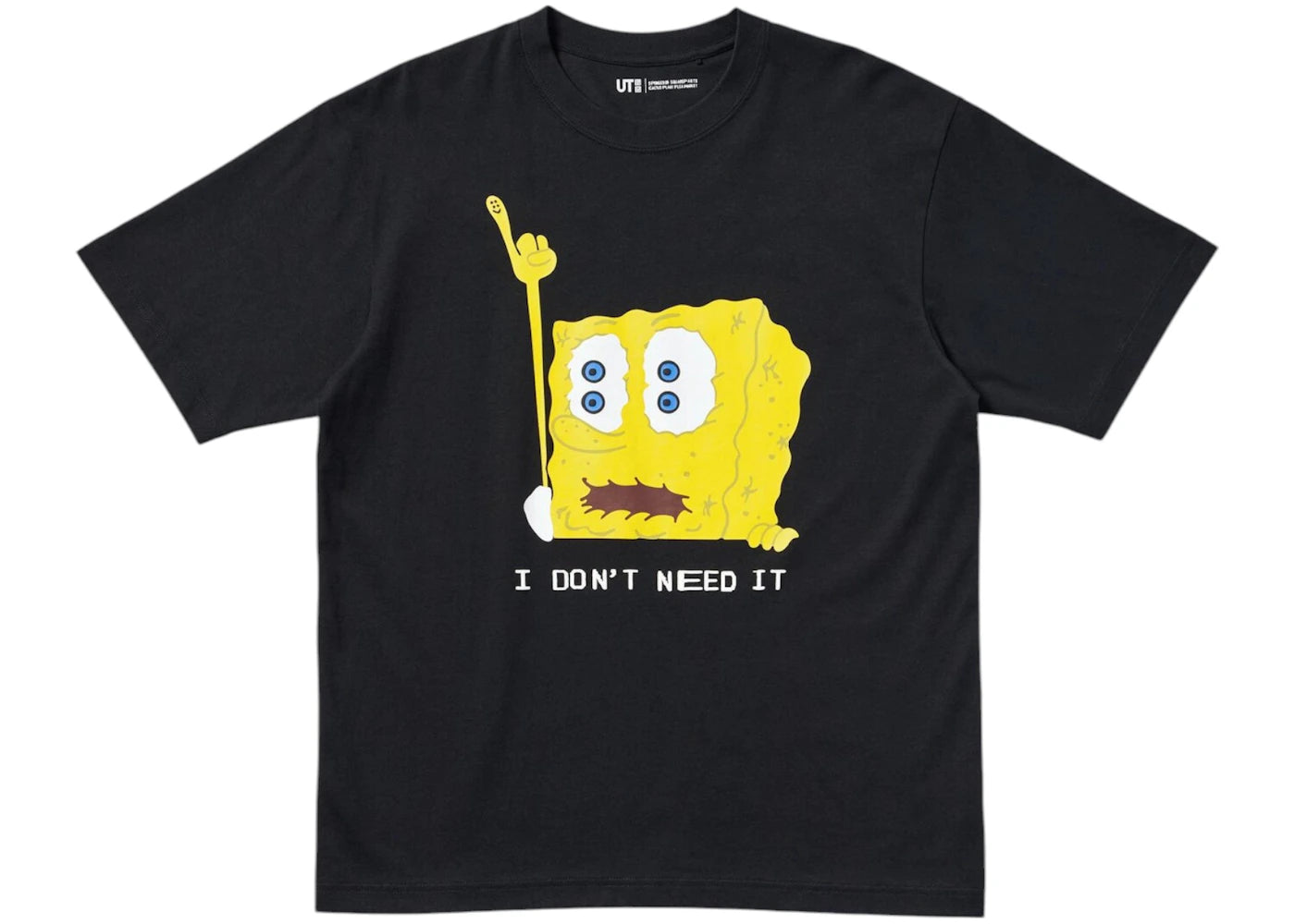 Uniqlo x CPFM Spongebob Squarepants UT Graphic T-shirt (Asia Sizing) Black