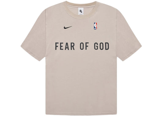 FEAR OF GOD x Nike Warm Up T-Shirt Oatmeal