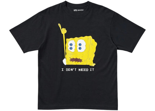 Uniqlo x CPFM Spongebob Squarepants UT Graphic T-shirt (Asia Sizing) Black