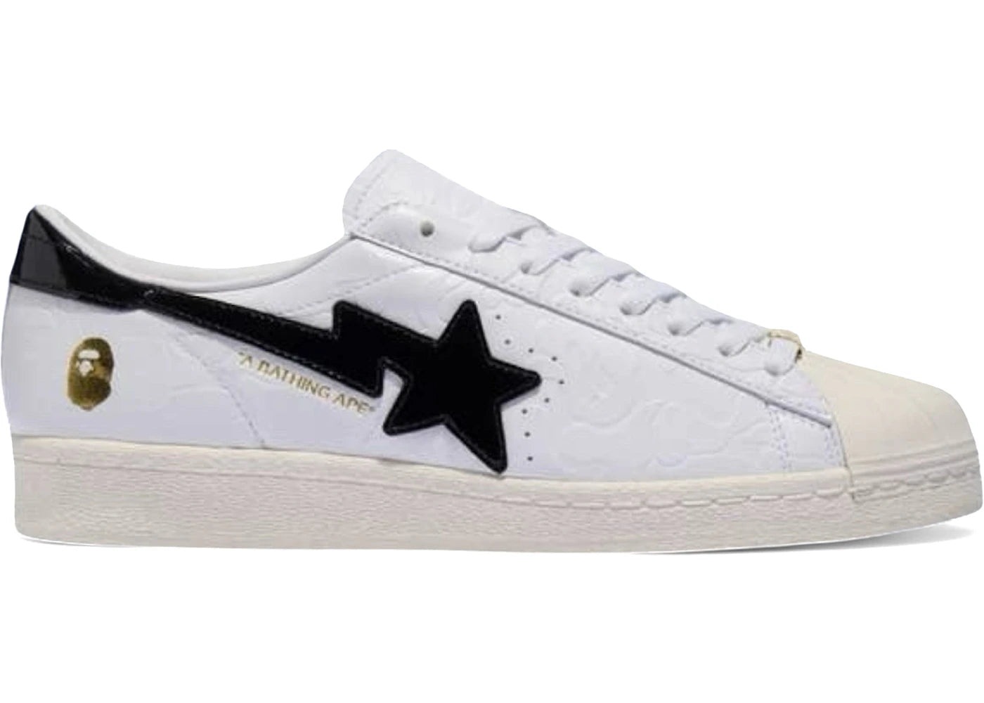 adidas Superstar Vintage Bape White Black