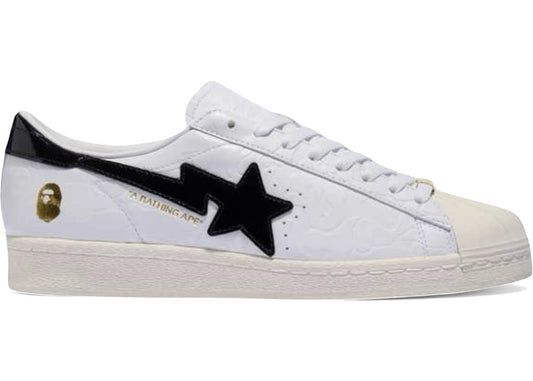 adidas Superstar Vintage Bape White Black