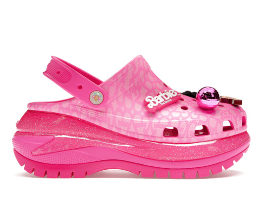 Crocs Classic Mega Crush Clog Barbie The Movie Electric Pink