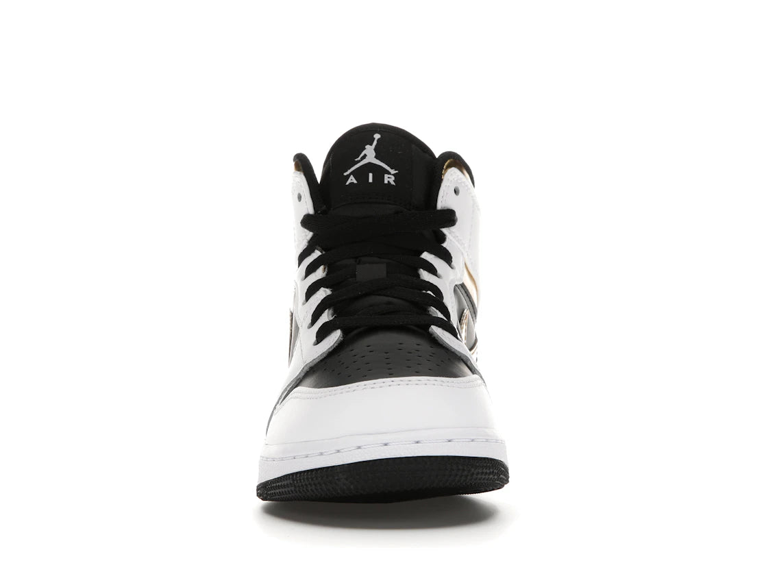 Jordan 1 Mid White Gold Black (GS)