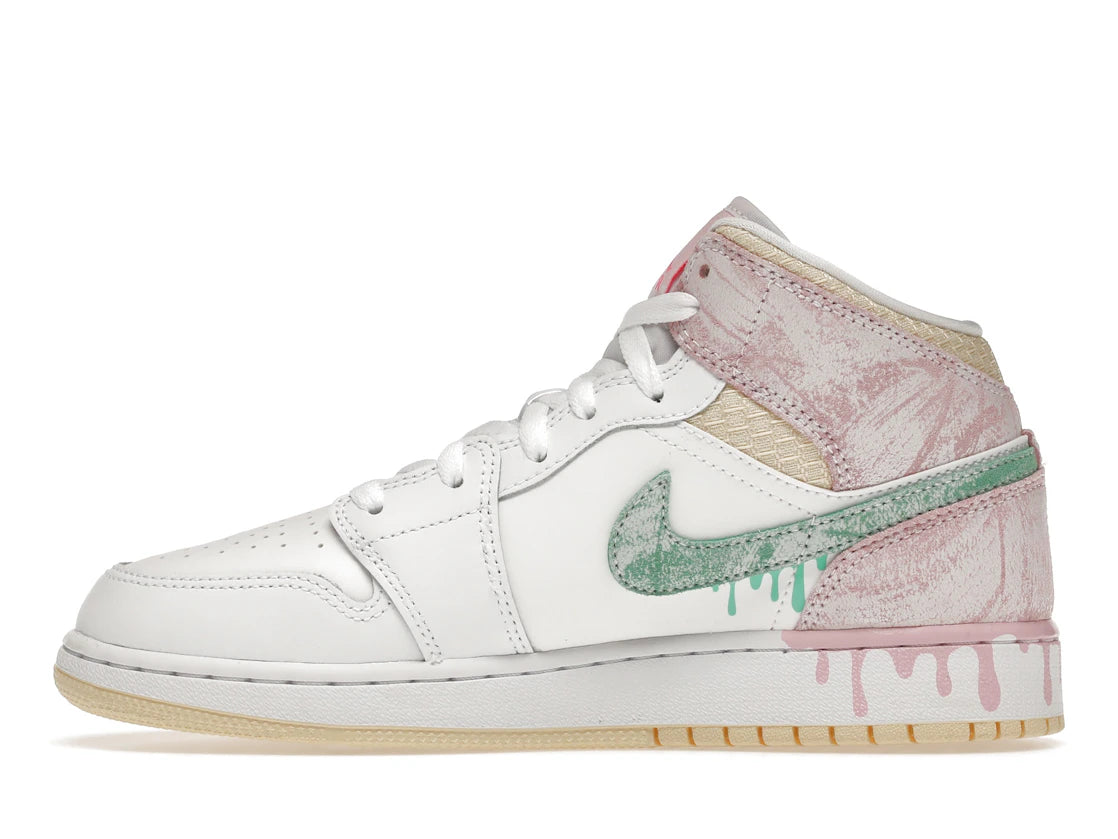 Jordan 1 Mid Paint Drip (GS)