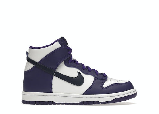 Nike Dunk High Electro Purple Midnght Navy (GS)